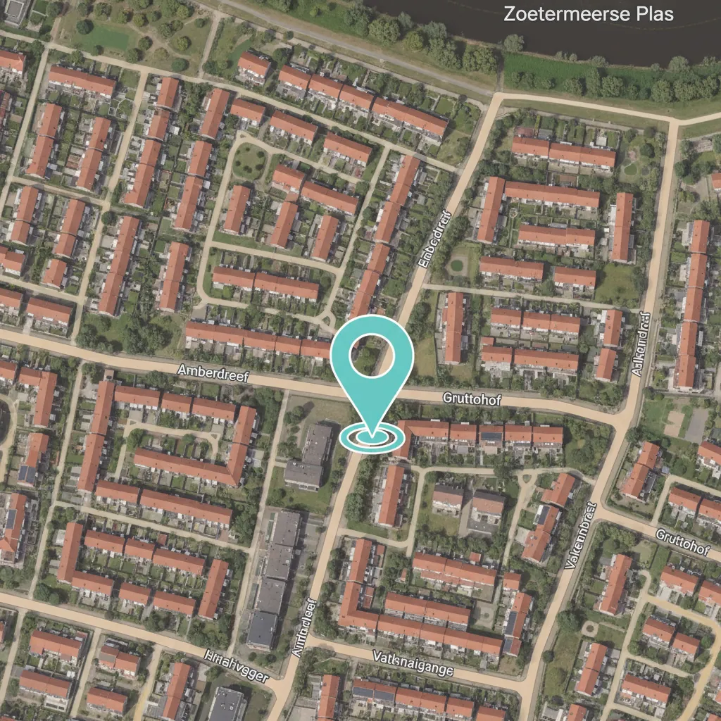 Kaartlocatie Nathaliegang 132, Zoetermeer – Rokkeveen